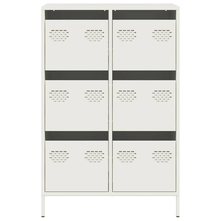 skab 68x39x101,5 cm stål hvid