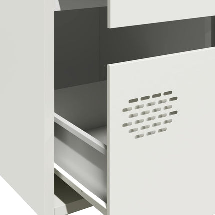 skab 68x39x101,5 cm stål hvid