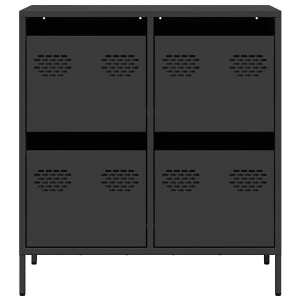 skænk 68x39x73,5 cm koldvalset stål sort