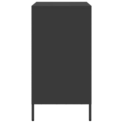 skænk 68x39x73,5 cm koldvalset stål sort