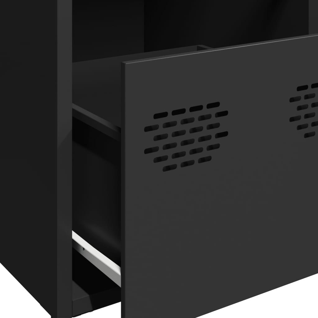 skænk 68x39x73,5 cm koldvalset stål sort