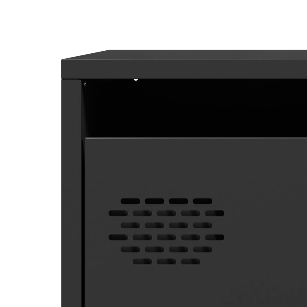 skænk 68x39x73,5 cm koldvalset stål sort