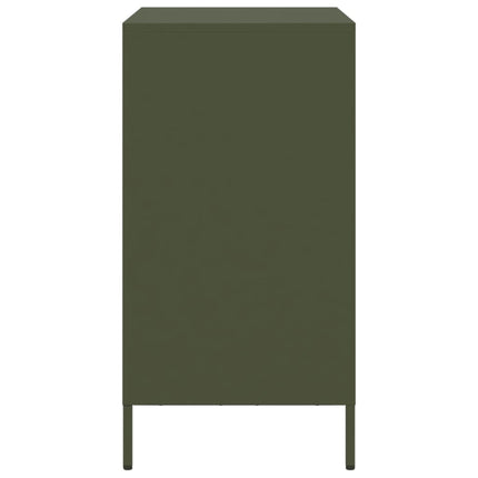 skab 68x39x73,5 cm koldvalset stål olivengrøn