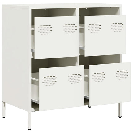 skab 68x39x73,5 cm koldvalset stål hvid