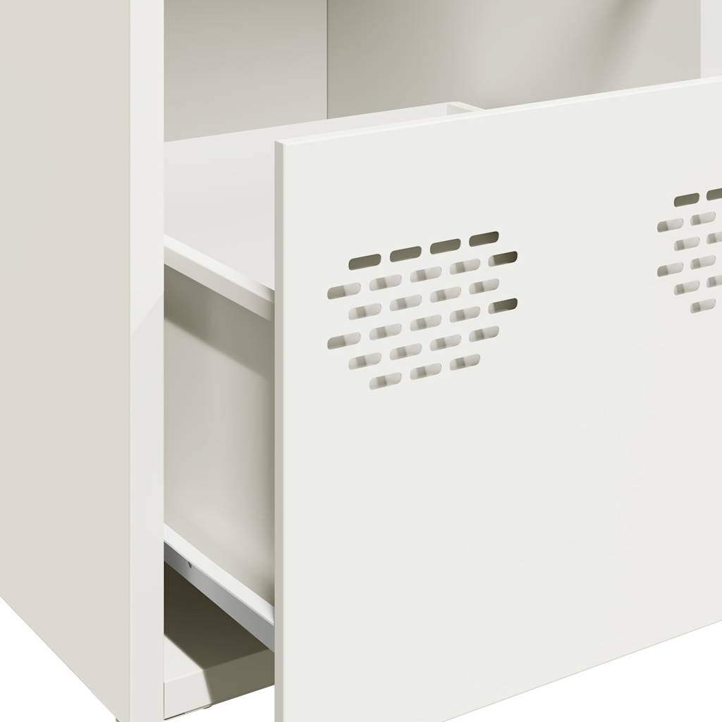 skab 68x39x73,5 cm koldvalset stål hvid