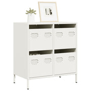skab 68x39x73,5 cm koldvalset stål hvid