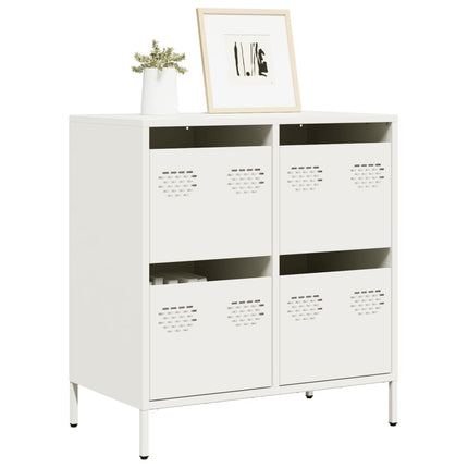 skab 68x39x73,5 cm koldvalset stål hvid