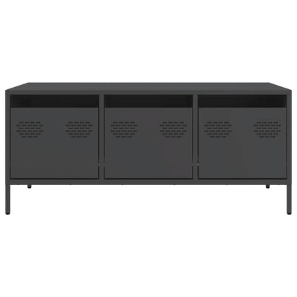 sofabord 101,5x50x43,5 cm koldvalset stål sort