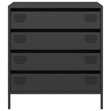 skænk 68x39x73,5 cm koldvalset stål sort