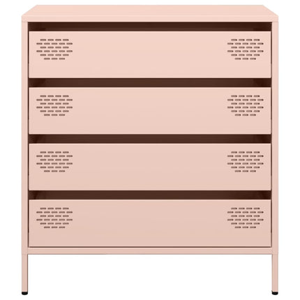 skab 68x39x73,5 cm koldvalset stål lyserød