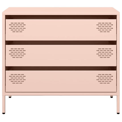 skab 68x39x58,5 cm koldvalset stål lyserød