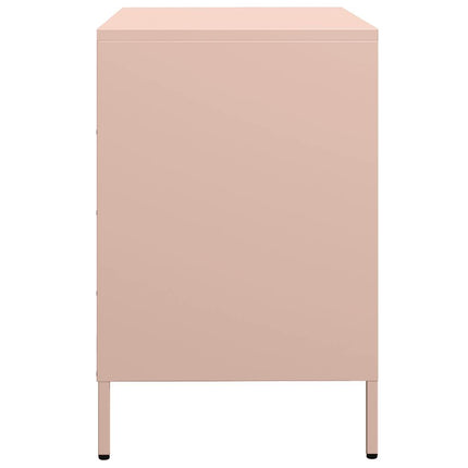 skab 68x39x58,5 cm koldvalset stål lyserød