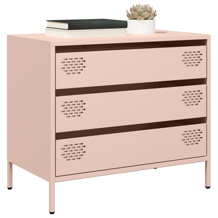 skab 68x39x58,5 cm koldvalset stål lyserød