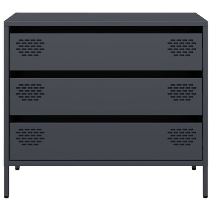 skab 68x39x58,5 cm koldvalset stål antracitgrå