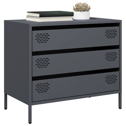 skab 68x39x58,5 cm koldvalset stål antracitgrå