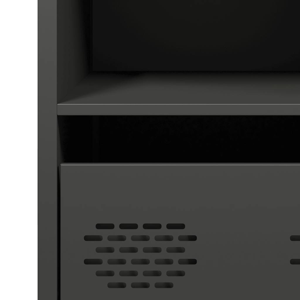 skænk 35x39x73,5 cm koldvalset stål sort