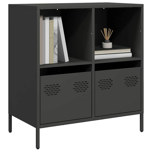 skænk 68x39x73,5 cm koldvalset stål sort