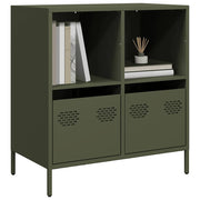 skab 68x39x73,5 cm koldvalset stål olivengrøn