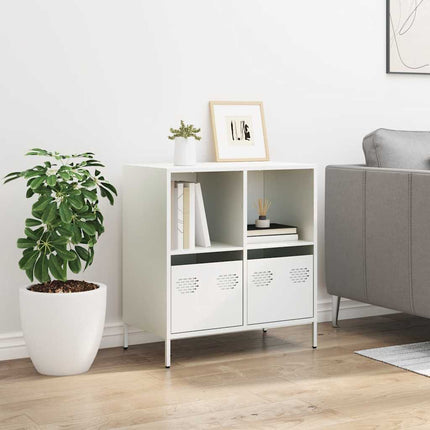skab 68x39x73,5 cm koldvalset stål hvid