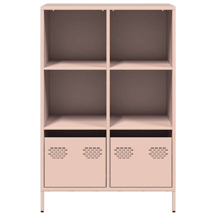 skab 68x39x103,5 cm stål lyserød