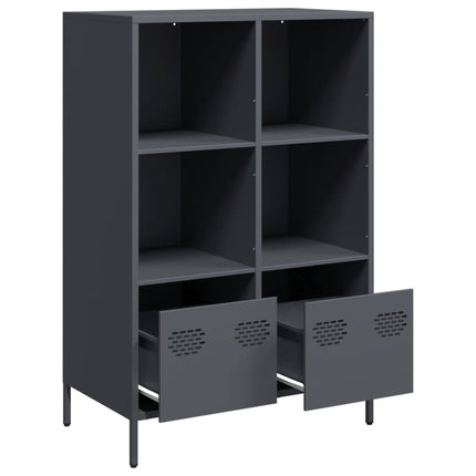 skab 68x39x103,5 cm stål antracitgrå