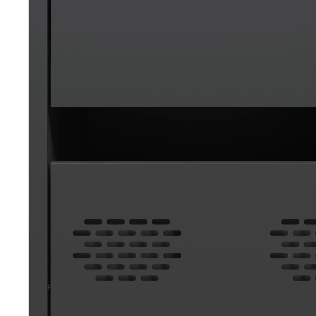 skænk 35x39x73,5 cm koldvalset stål sort