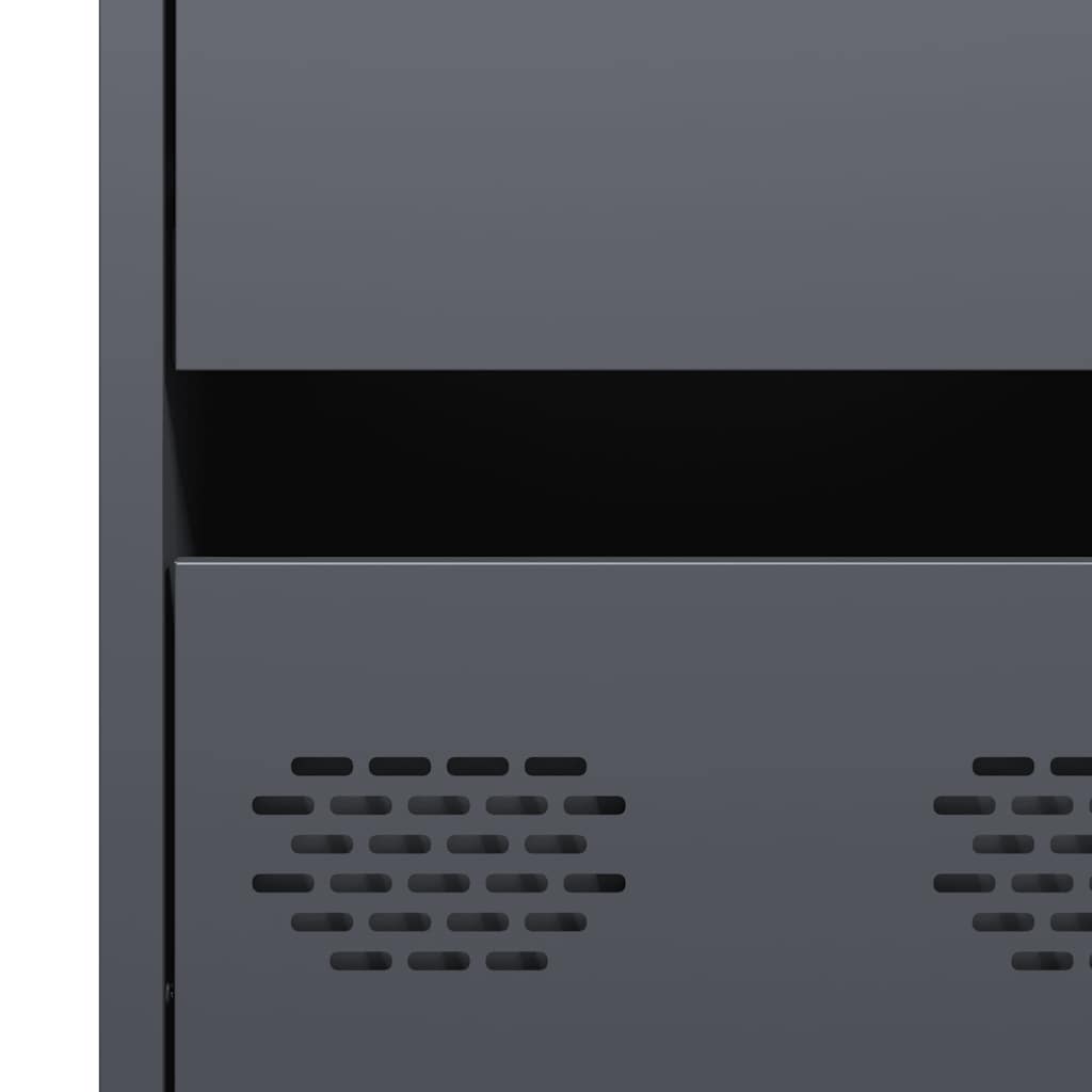 skænk 35x39x73,5 cm koldvalset stål antracitgrå