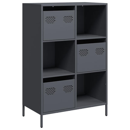 skab 68x39x103,5 cm stål antracitgrå