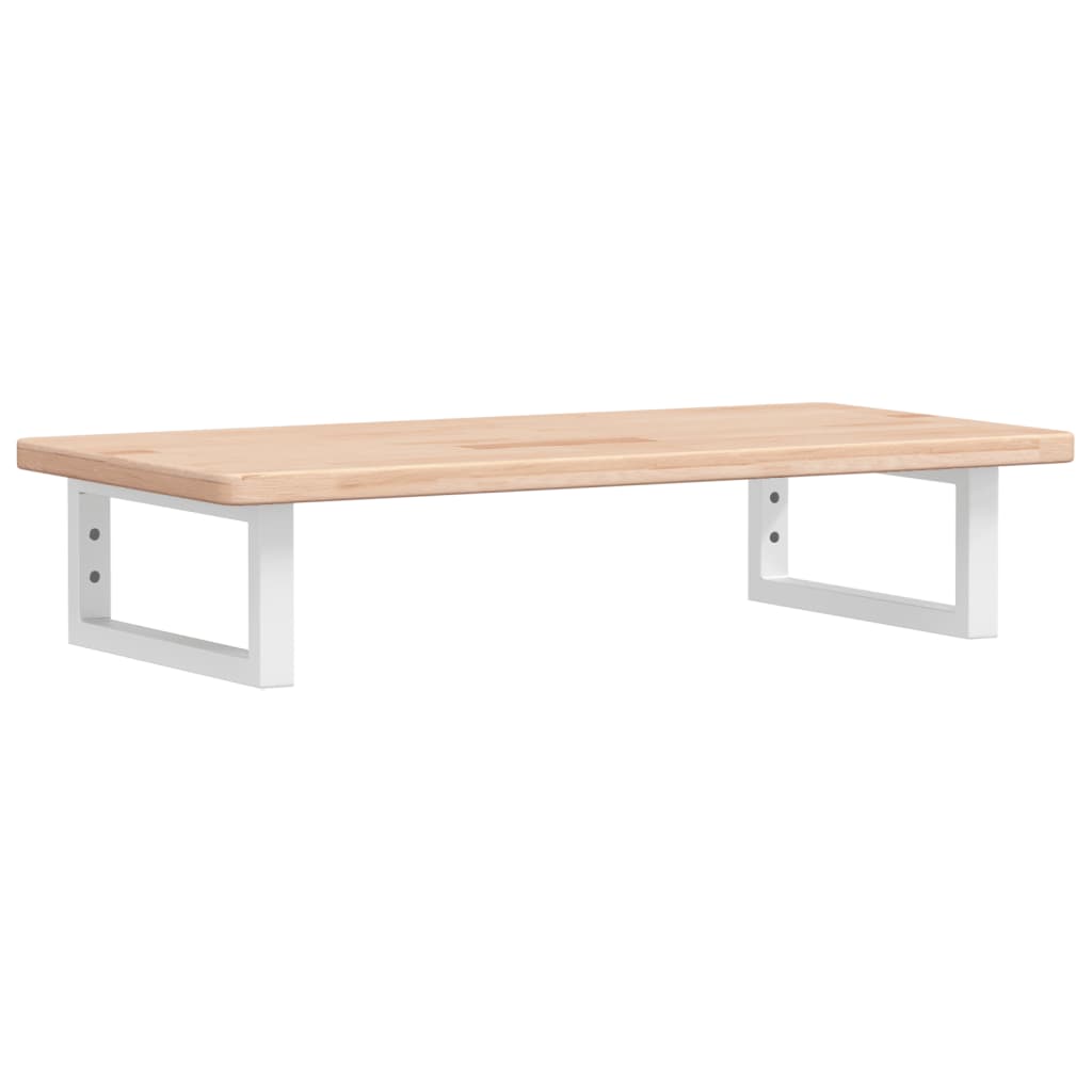 badeværelseshylde stål og massivt egetræ