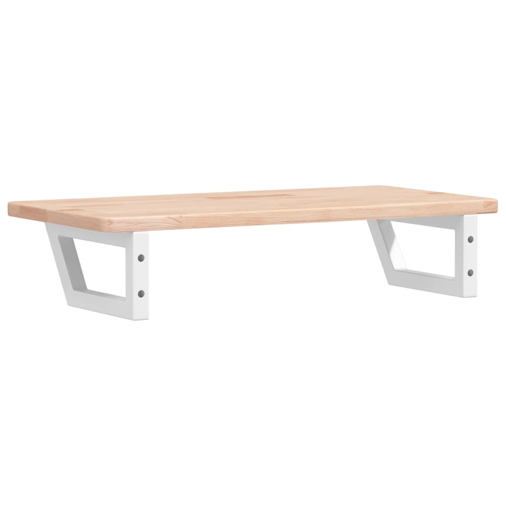 badeværelseshylde stål og massivt egetræ