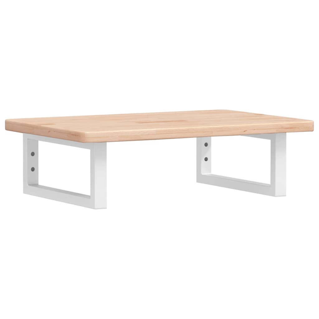 badeværelseshylde stål og massivt egetræ