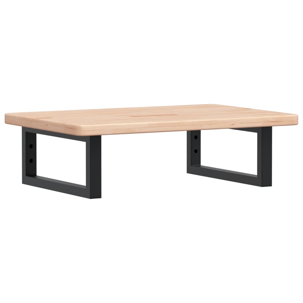 badeværelseshylde stål og massivt egetræ