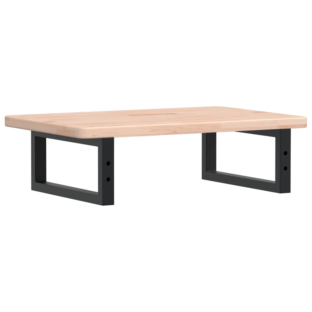 badeværelseshylde stål og massivt egetræ