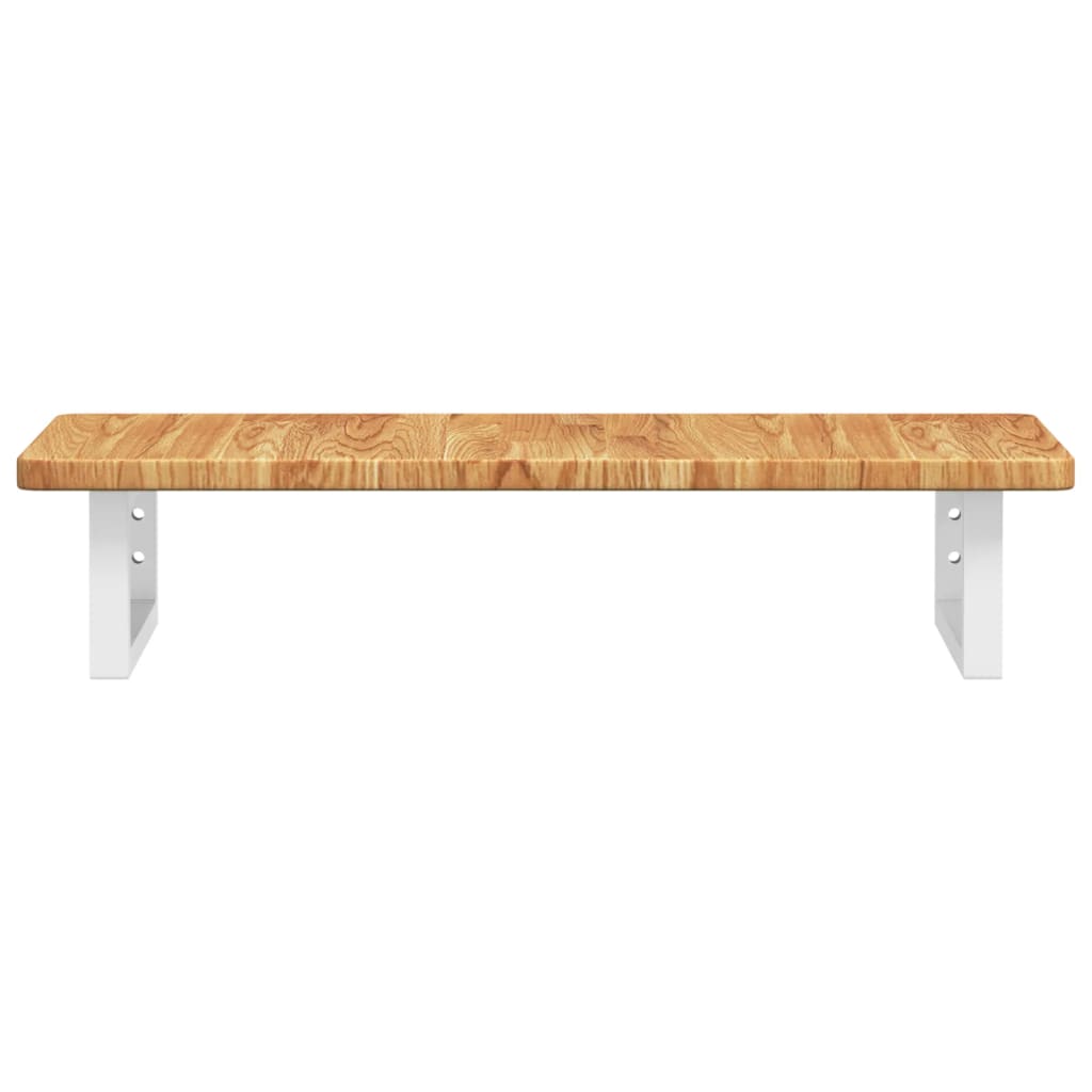 badeværelseshylde stål og massivt egetræ