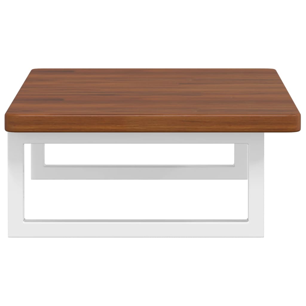 badeværelseshylde stål og massivt egetræ