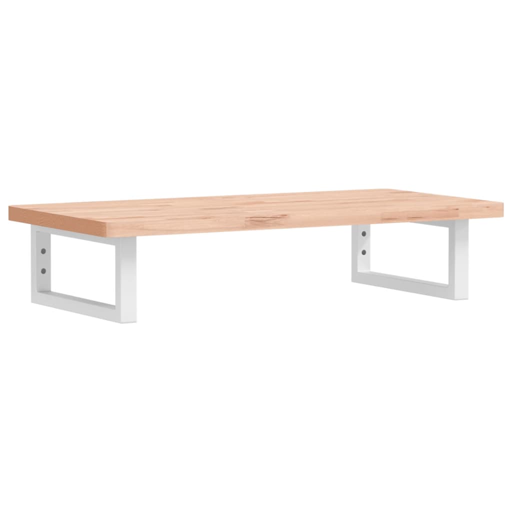 badeværelseshylde stål og massivt bøgetræ