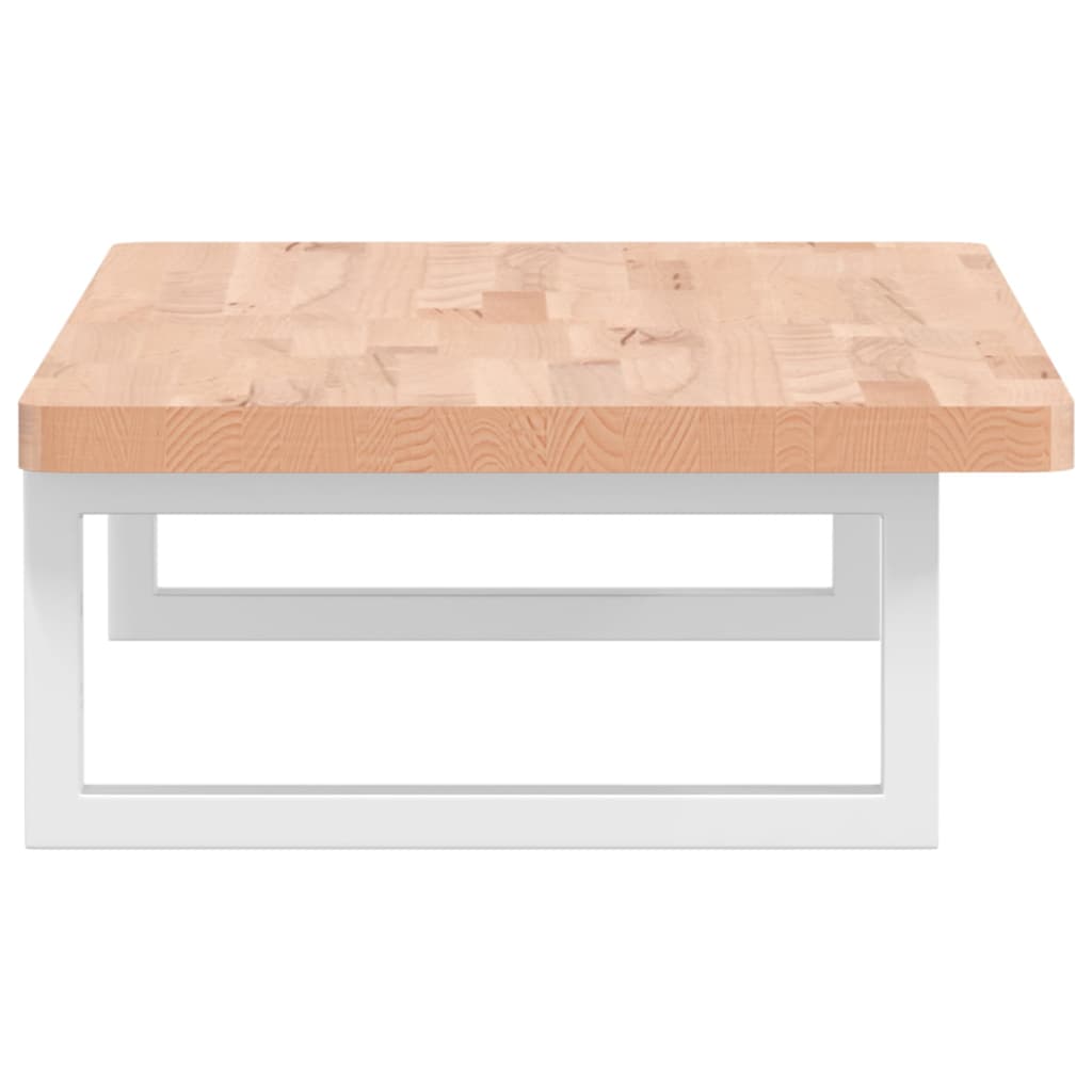 badeværelseshylde stål og massivt bøgetræ