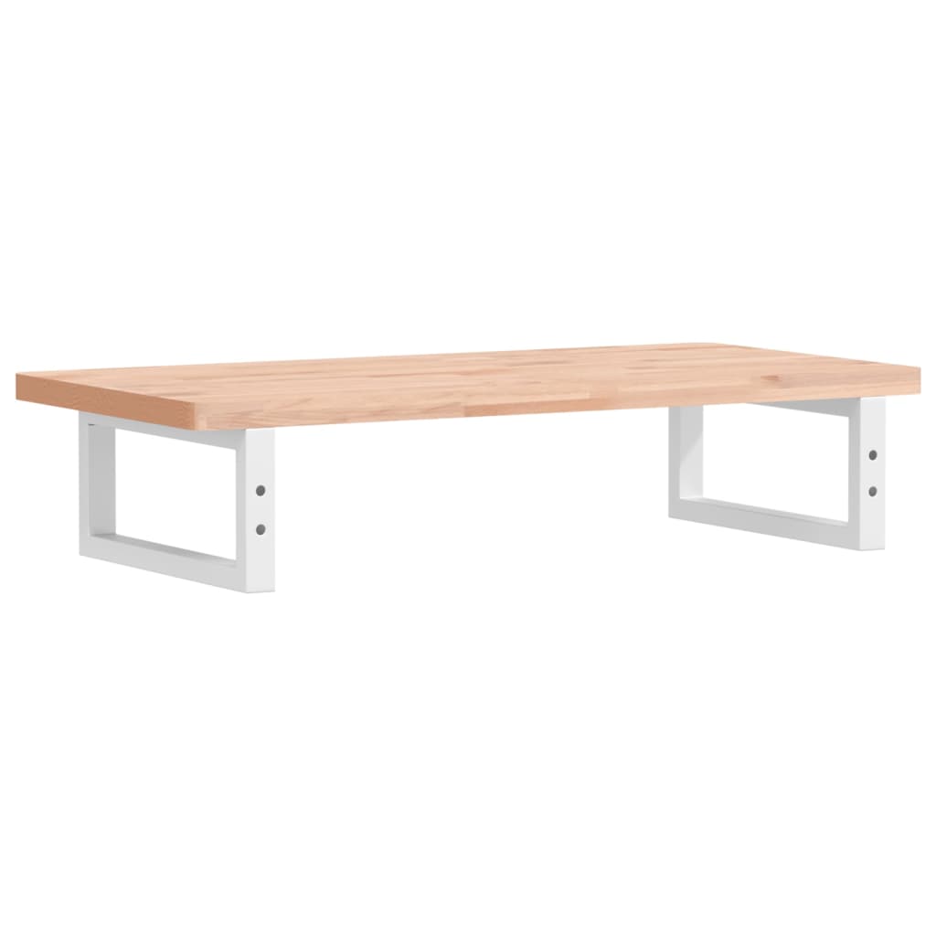 badeværelseshylde stål og massivt bøgetræ