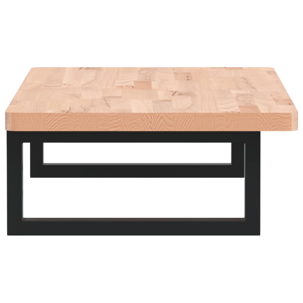 badeværelseshylde stål og massivt bøgetræ