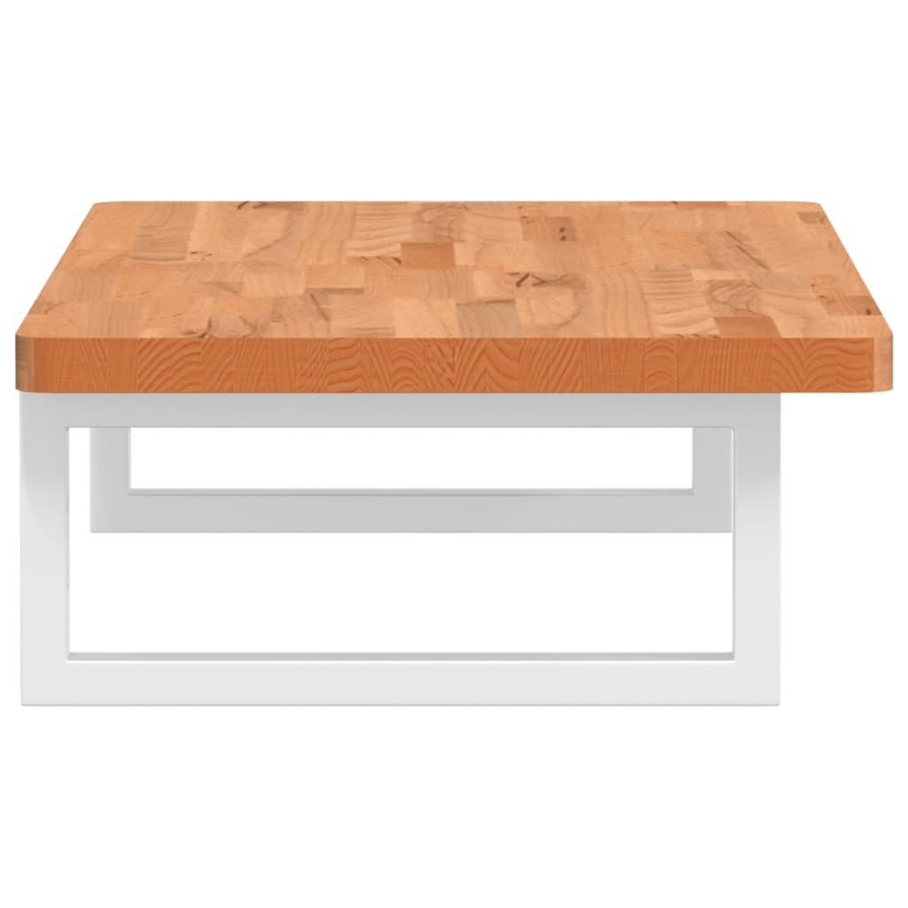 badeværelseshylde stål og massivt bøgetræ