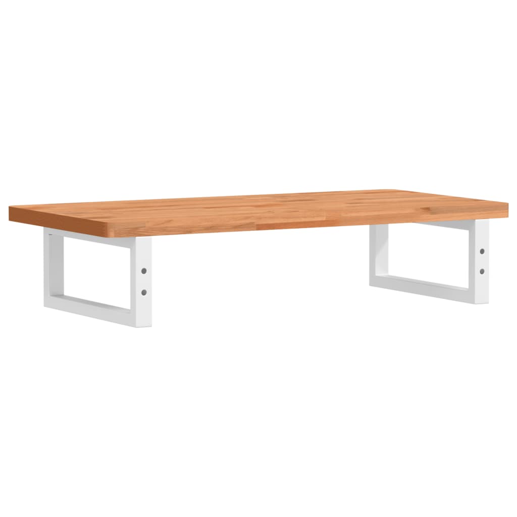 badeværelseshylde stål og massivt bøgetræ