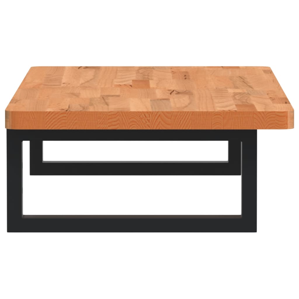 badeværelseshylde stål og massivt bøgetræ