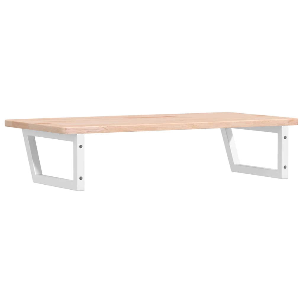 badeværelseshylde stål og massivt egetræ