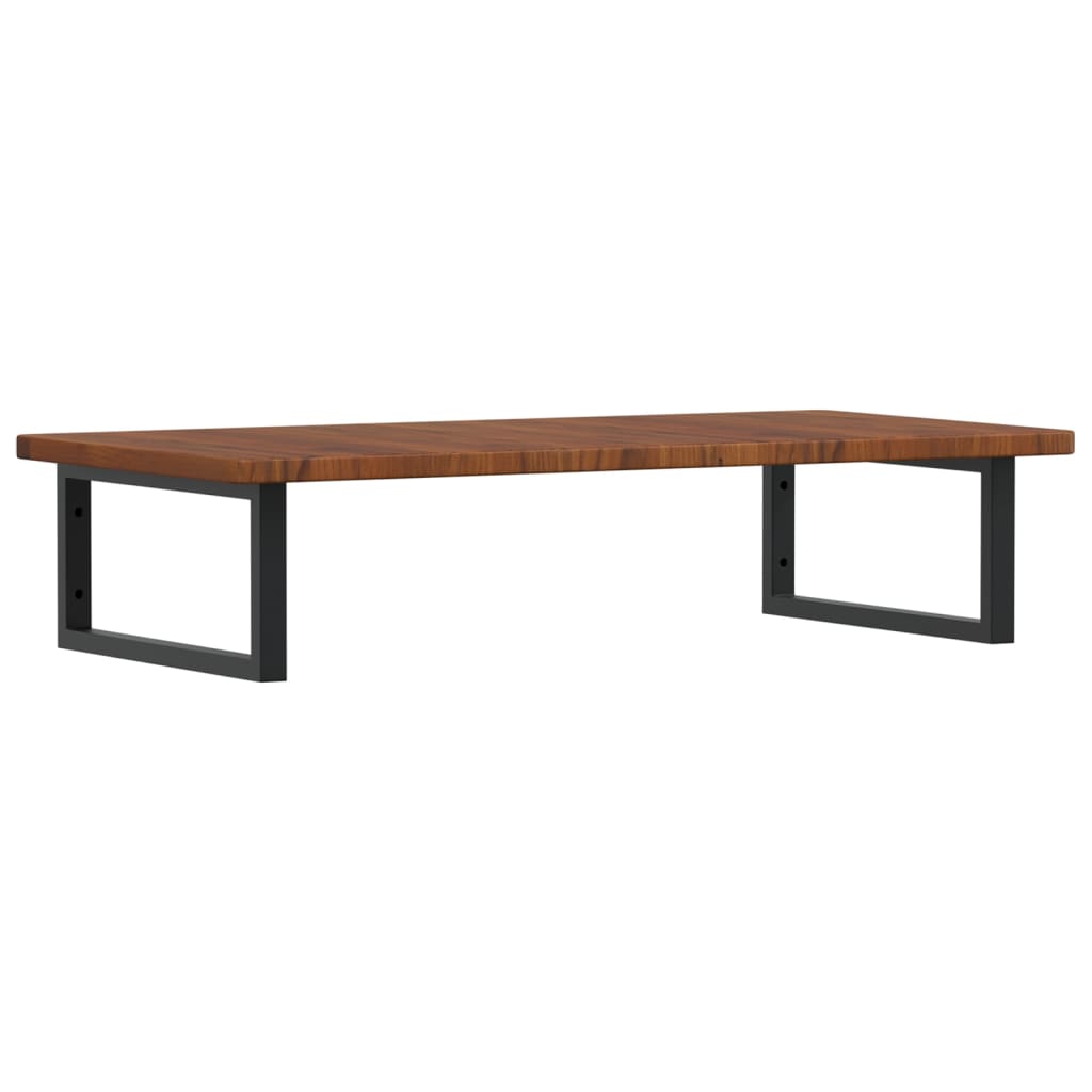 badeværelseshylde stål og massivt egetræ