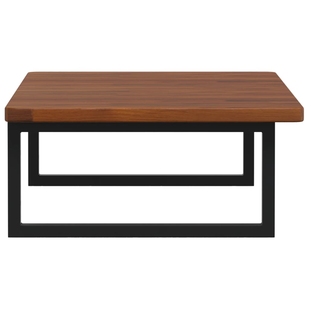 badeværelseshylde stål og massivt egetræ