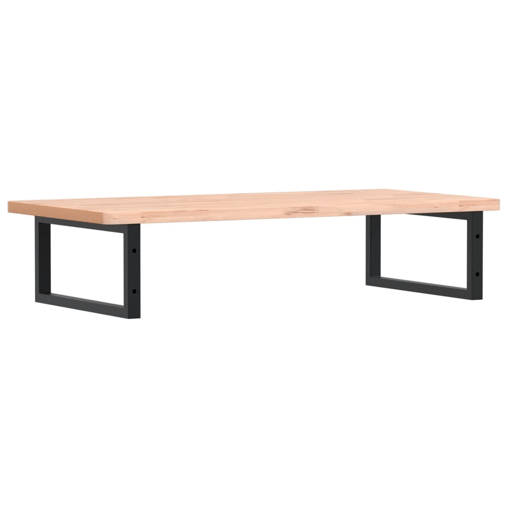 badeværelseshylde stål og massivt bøgetræ