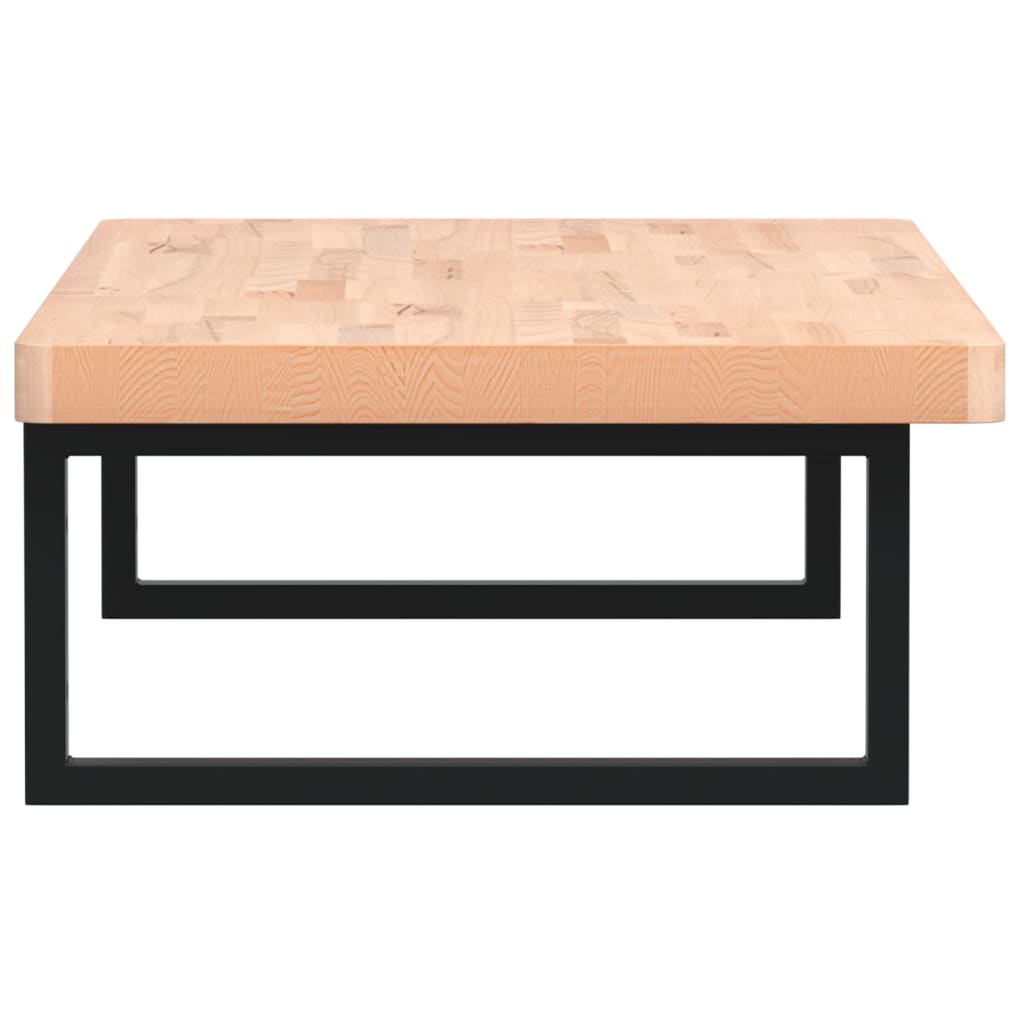 badeværelseshylde stål og massivt bøgetræ