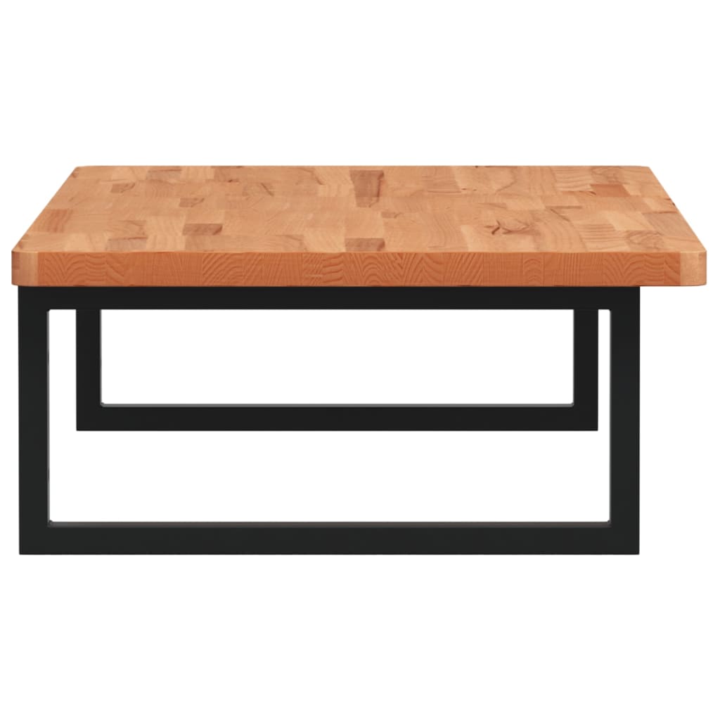 badeværelseshylde stål og massivt bøgetræ