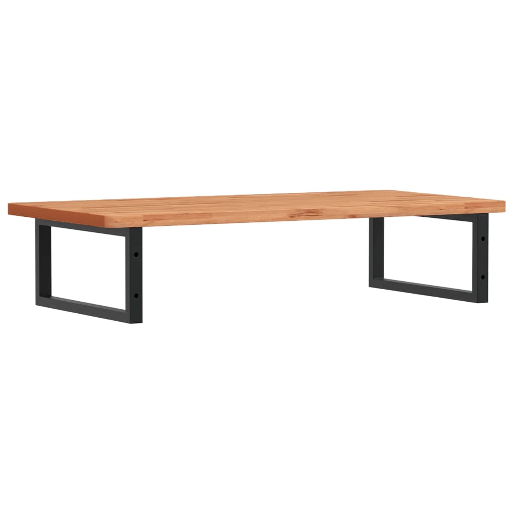 badeværelseshylde stål og massivt bøgetræ