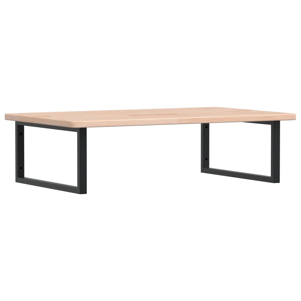 badeværelseshylde stål og massivt egetræ